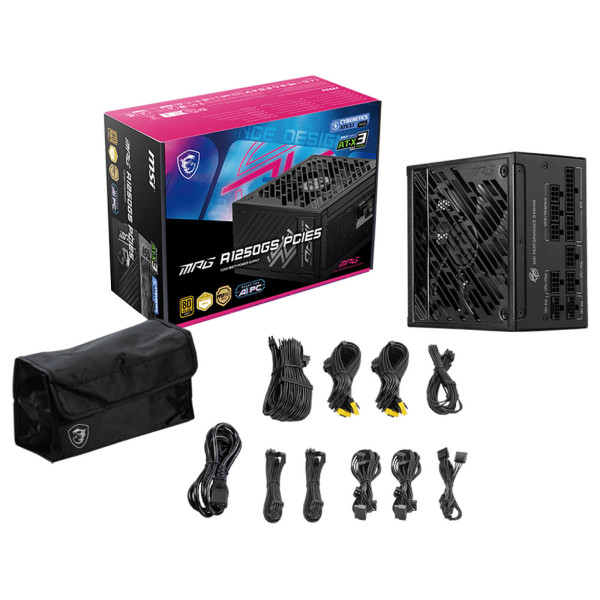 MSI MAG A1250GS PCIE5 80PLUS Gold 1250W