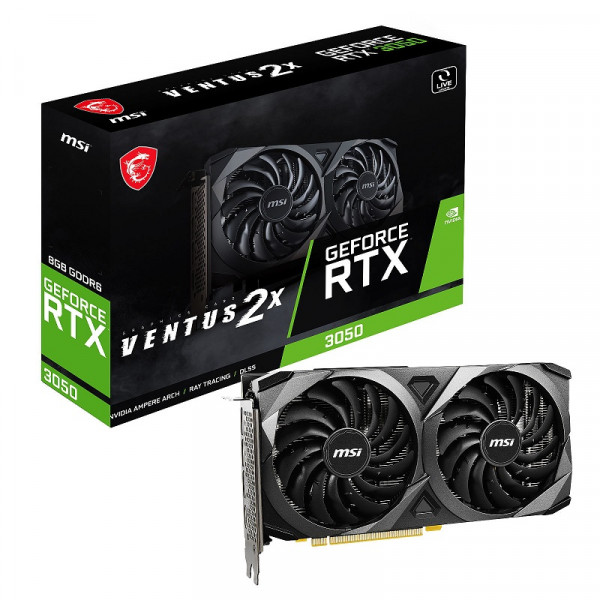MSI GeForce RTX 3050 VENTUS 2X OC 8GB GDDR6