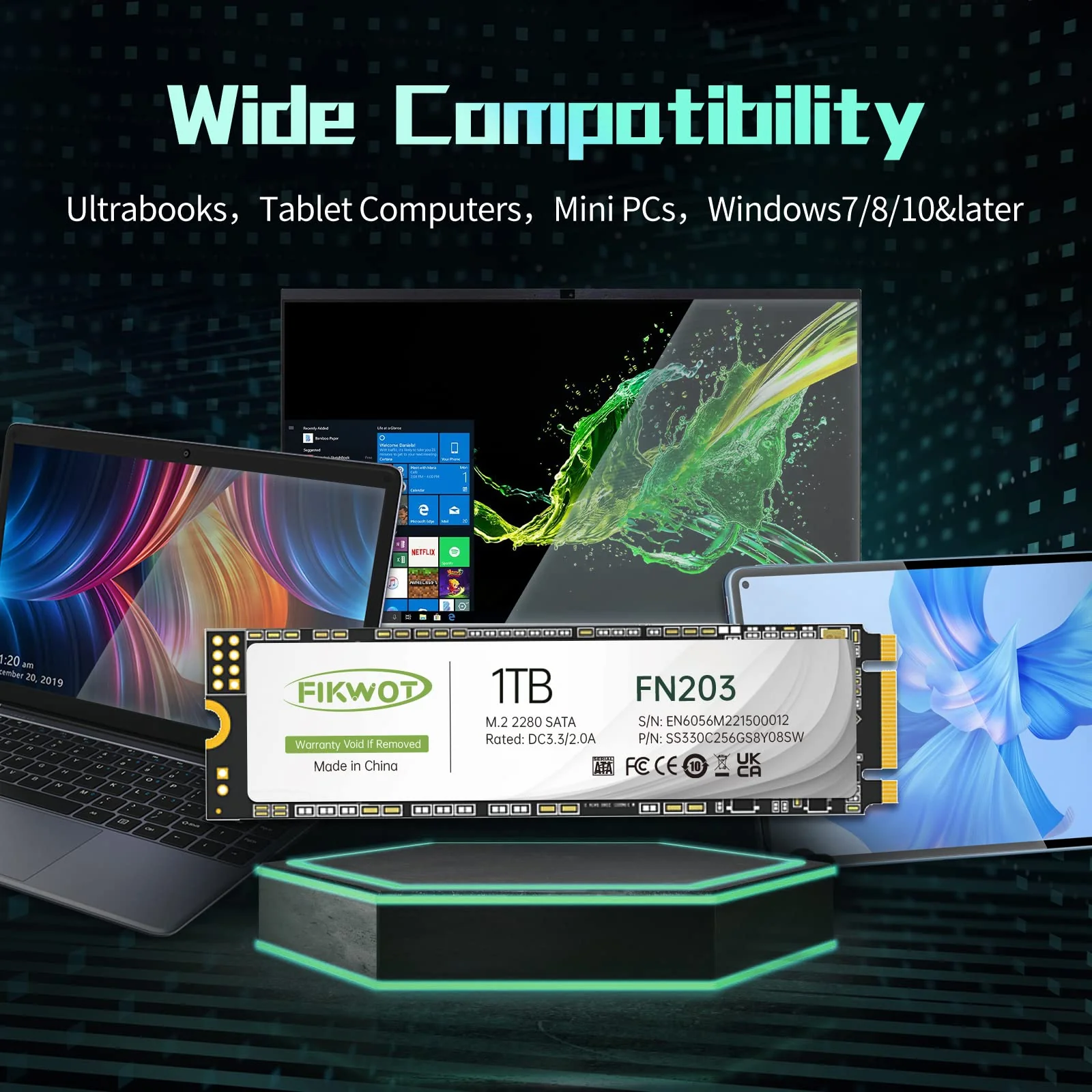 Fikwot FN203 1Tb SATA M.2 (Sans emballage)