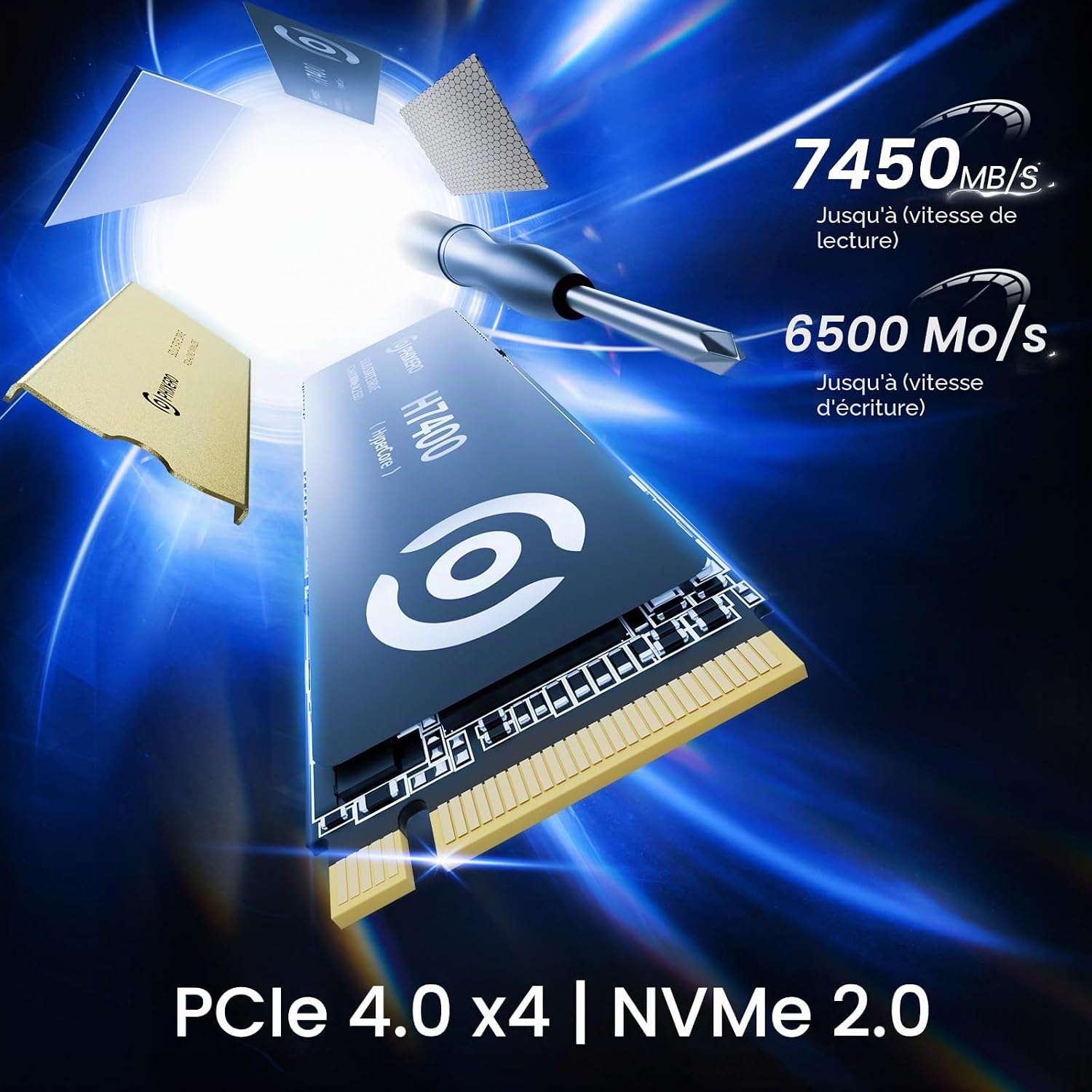 PHIXERO H7400 1Tb Gen 4x4 PCIe 4.0 (Sans emballage)