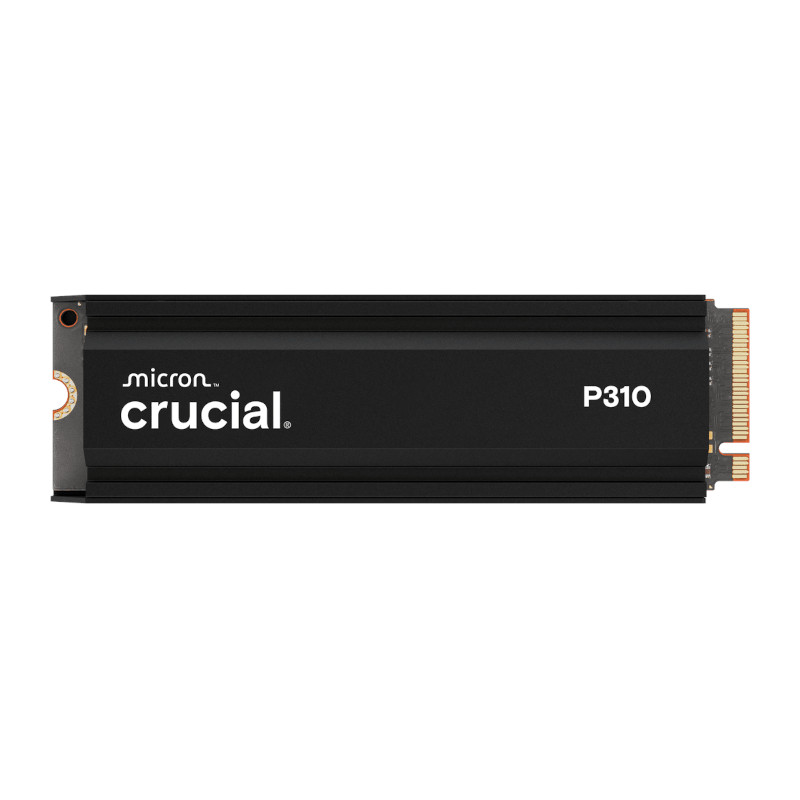 Crucial P310 1TB PCIe Gen4 NVMe 2280 M.2 SSD avec dissipateur thermique (Sans emballage)