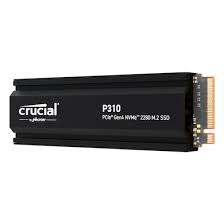 Crucial P310 1TB PCIe Gen4 NVMe 2280 M.2 SSD avec dissipateur thermique