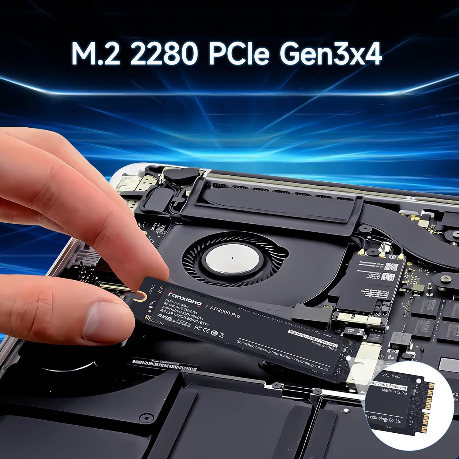 SSD Fanxiang AP2000 Pro pour MacBook  1TB