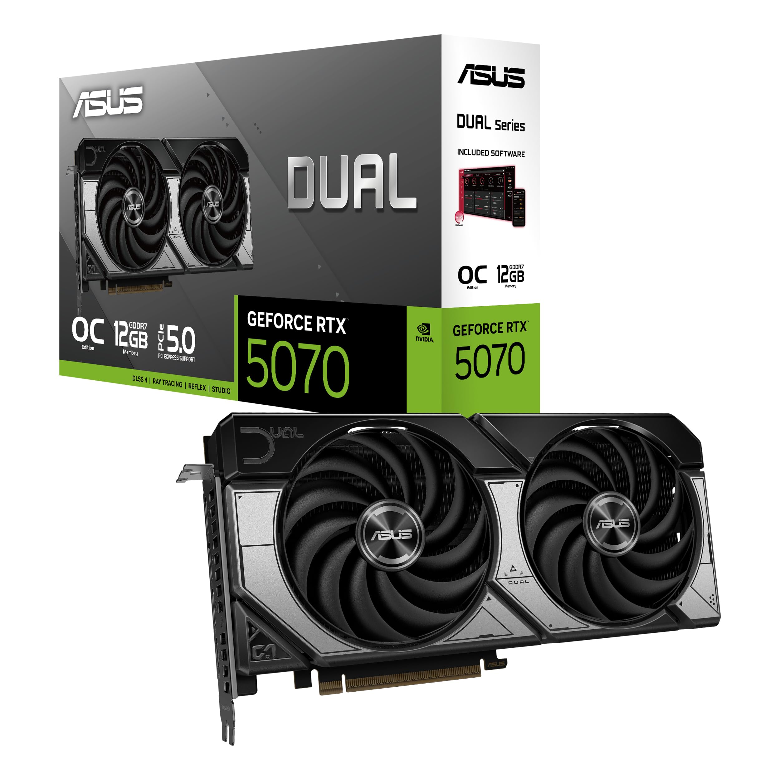 ASUS Dual GeForce RTX 5070 12GB GDDR7 OC Edition