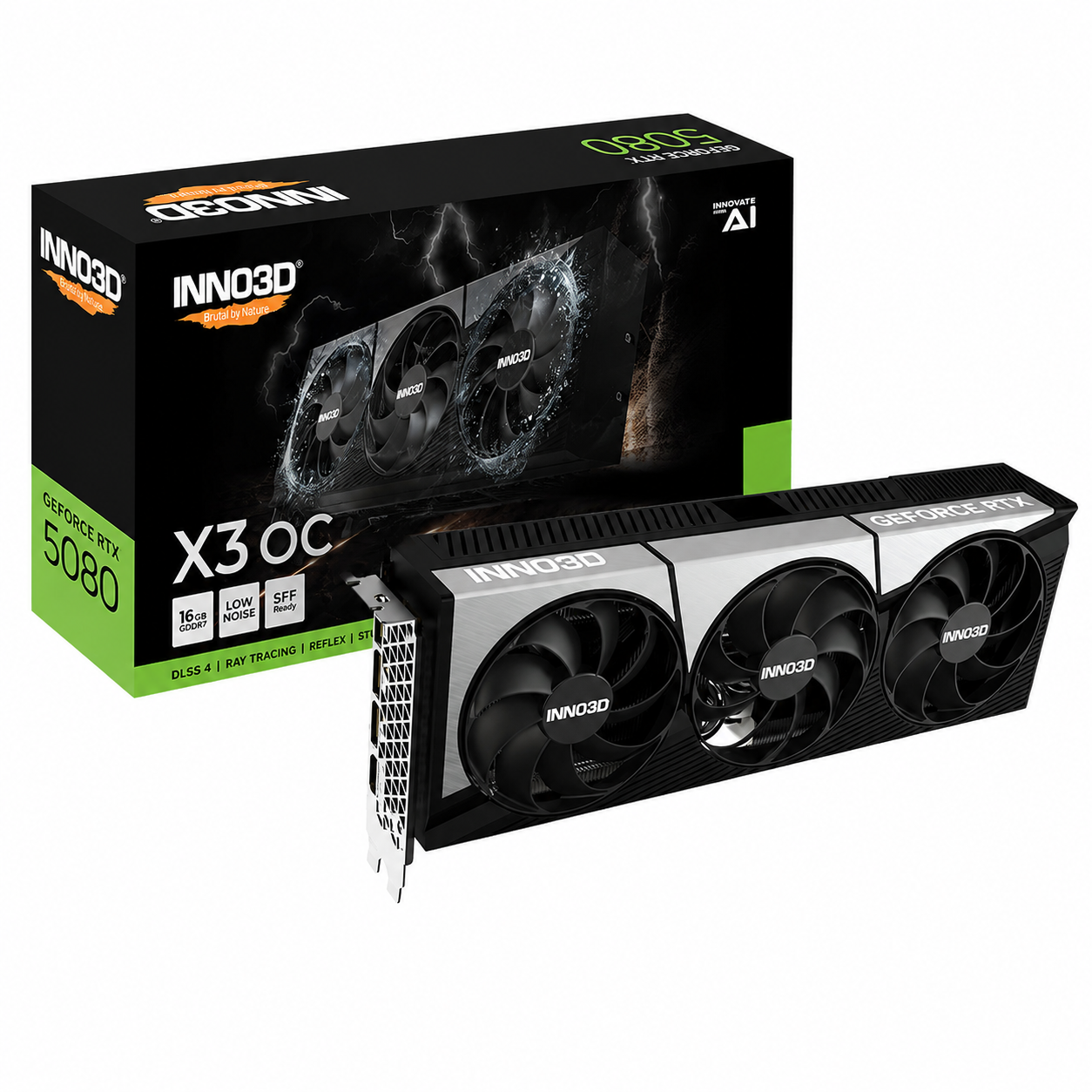 INNO3D NVIDIA GeForce RTX 5080 X3 OC 16GB GDDR7