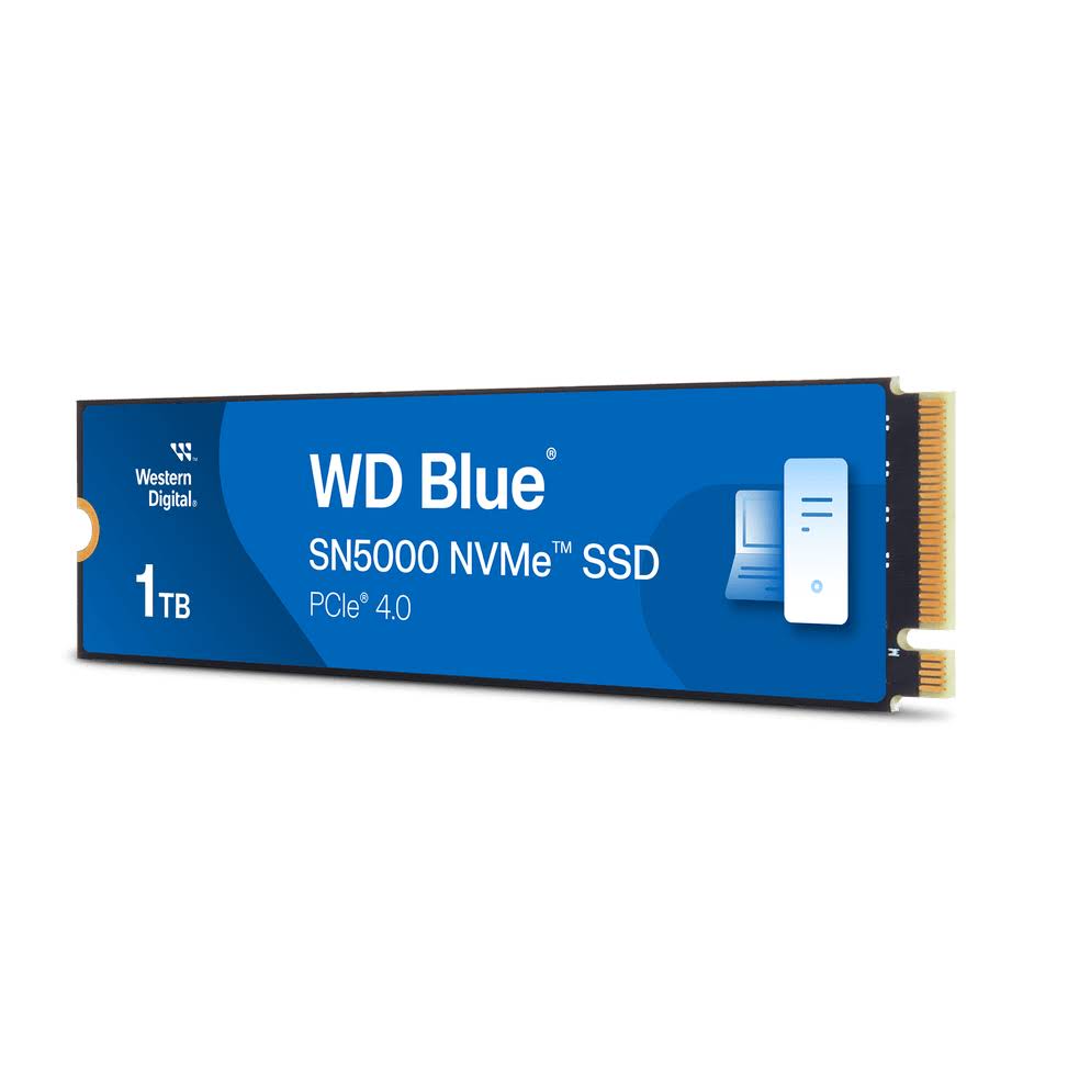 WD Blue SN5000 1TB SSD 2280 PCIe 4.0 NVMe